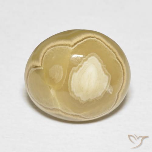 5.65ct Natürlicher Mehrfarbig Achat, Oval, Lichtundurchlässig