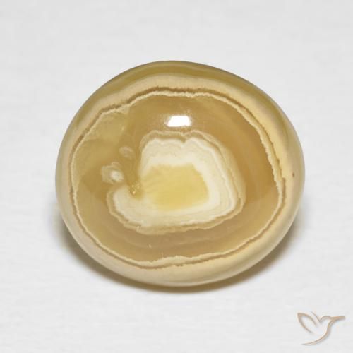 7.07ct Natürlicher Mehrfarbig Achat, Oval, Lichtundurchlässig, Photo A