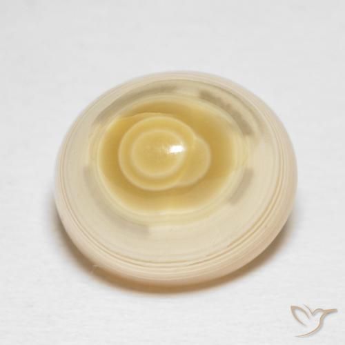 16.65ct Natürlicher Mehrfarbig Achat, Runden, Lichtundurchlässig