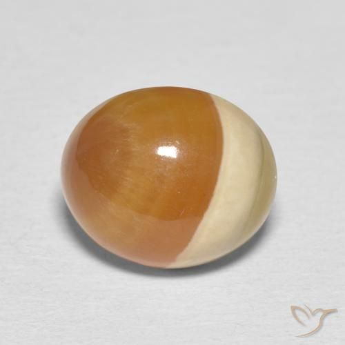 6.65ct Natürlicher Mehrfarbig Achat, Oval, Lichtundurchlässig