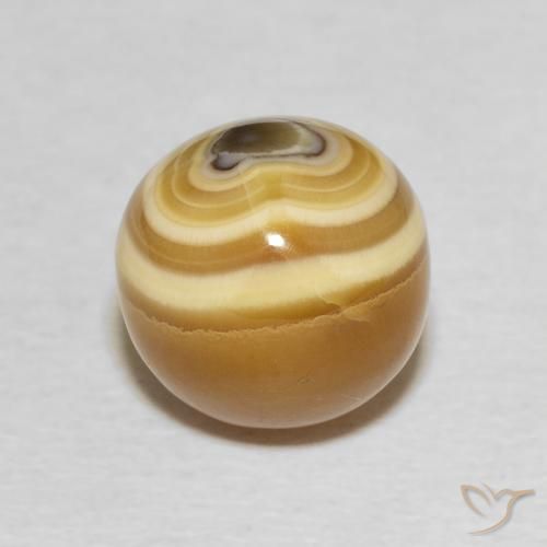 7.67ct Natürlicher Mehrfarbig Achat, Kugel / Ball, Lichtundurchlässig