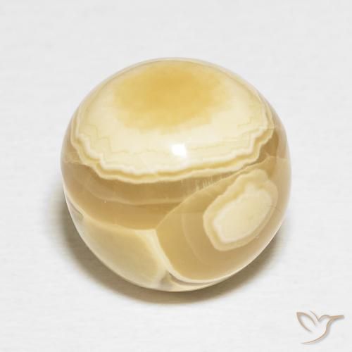 12.70ct Natürlicher Mehrfarbig Achat, Kugel / Ball, Lichtundurchlässig, Photo A