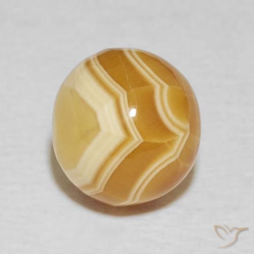 5.14ct Natürlicher Mehrfarbig Achat, Kugel / Ball, Lichtundurchlässig, Photo A