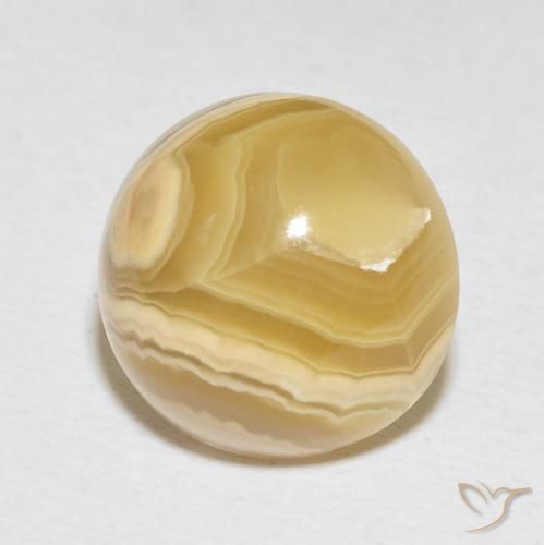 15.29ct Natürlicher Mehrfarbig Achat, Runden, Lichtundurchlässig, Photo A