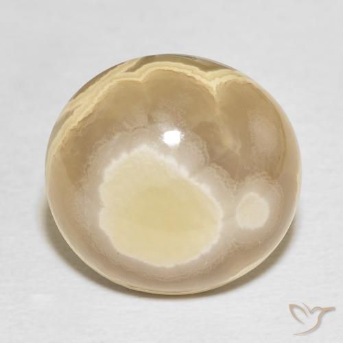 16.34ct Natürlicher Mehrfarbig Achat, Oval, Lichtundurchlässig