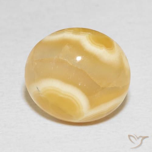 6.89ct Natürlicher Mehrfarbig Achat, Oval, Lichtundurchlässig