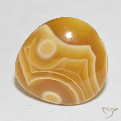 18.16ct Natürlicher Mehrfarbig Achat, Birnenform, Lichtundurchlässig