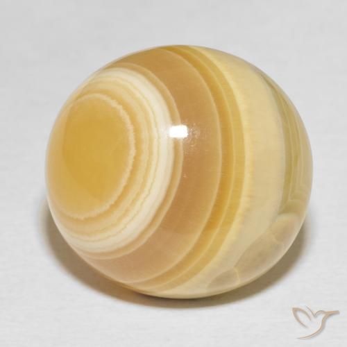 26.48ct Natürlicher Mehrfarbig Achat, Oval, Lichtundurchlässig