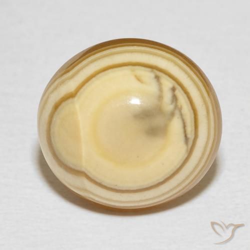 12.01ct Natürlicher Mehrfarbig Achat, Oval, Lichtundurchlässig