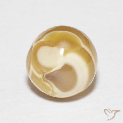5.14ct Natürlicher Mehrfarbig Achat, Kugel / Ball, Lichtundurchlässig