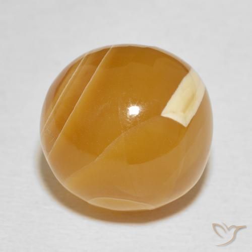 17.13ct Natürlicher Mehrfarbig Achat, Kugel / Ball, Lichtundurchlässig, Photo A