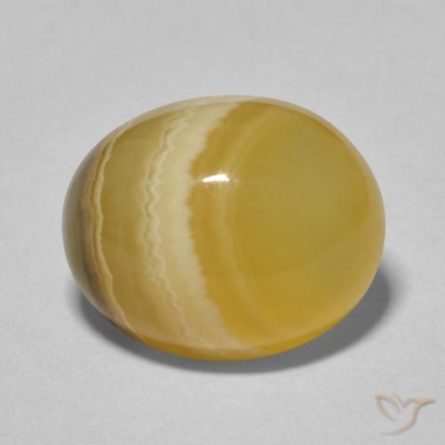11.19ct Natürlicher Mehrfarbig Achat, Oval, Lichtundurchlässig