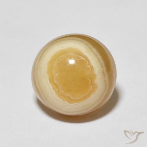 9.82ct Natürlicher Mehrfarbig Achat, Runden, Lichtundurchlässig