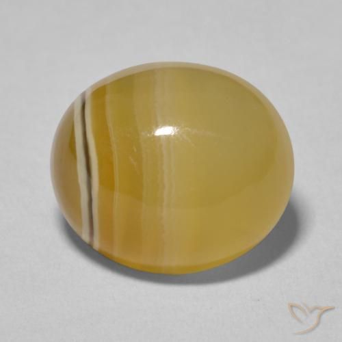 7.56ct Natürlicher Mehrfarbig Achat, Oval, Lichtundurchlässig