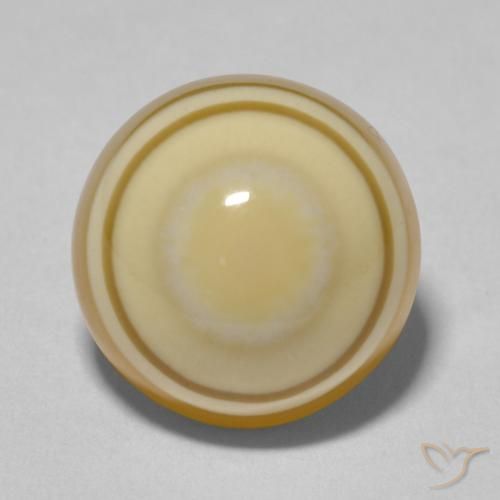 13.04ct Natürlicher Mehrfarbig Achat, Runden, Lichtundurchlässig, Photo A