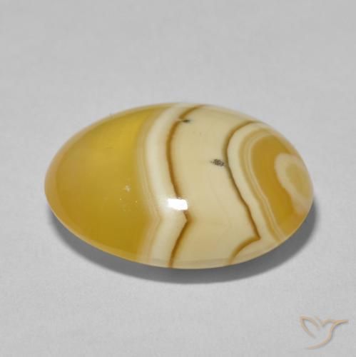 9,17 ctw natürlicher Mehrfarbig Achat, Oval, Lichtundurchlässig