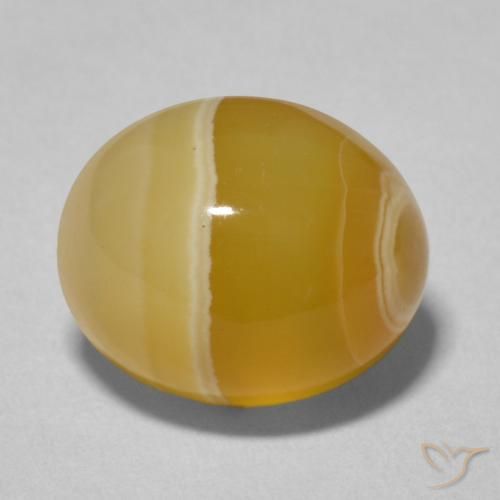 5.54ct Natürlicher Mehrfarbig Achat, Oval, Lichtundurchlässig, Photo A