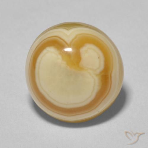 7.66ct Natürlicher Mehrfarbig Achat, Runden, Lichtundurchlässig