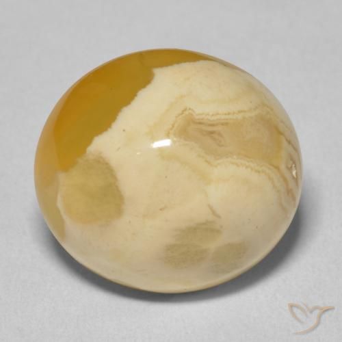 15.88ct Natürlicher Mehrfarbig Achat, Oval, Lichtundurchlässig