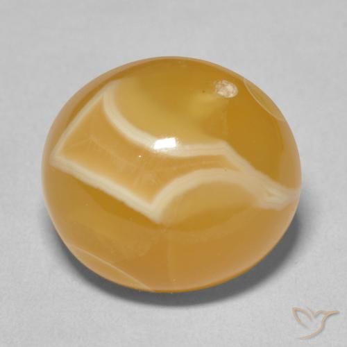 14.41ct Natürlicher Mehrfarbig Achat, Oval, Lichtundurchlässig
