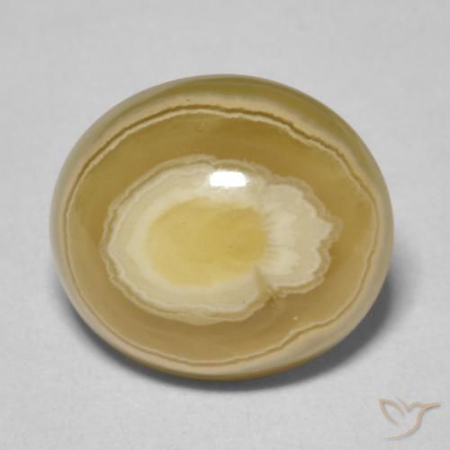 8.84ct Natürlicher Mehrfarbig Achat, Oval, Lichtundurchlässig