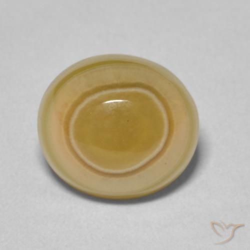 4.04ct Natürlicher Mehrfarbig Achat, Oval, Lichtundurchlässig