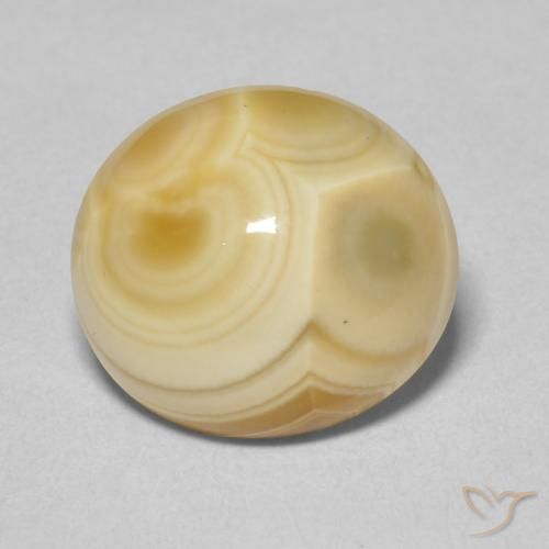 5.62ct Natürlicher Mehrfarbig Achat, Oval, Lichtundurchlässig