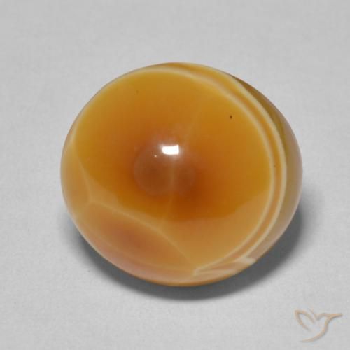 11.03ct Natürlicher Mehrfarbig Achat, Oval, Lichtundurchlässig