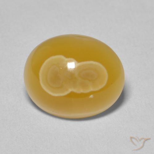 4.57ct Natürlicher Mehrfarbig Achat, Oval, Lichtundurchlässig