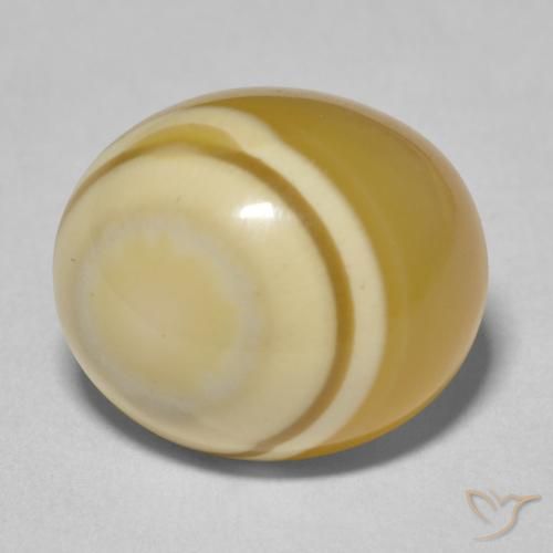 12.09ct Natürlicher Mehrfarbig Achat, Oval, Lichtundurchlässig, Photo A