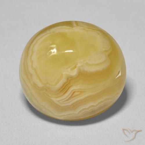 11.98ct Natürlicher Mehrfarbig Achat, Oval, Lichtundurchlässig