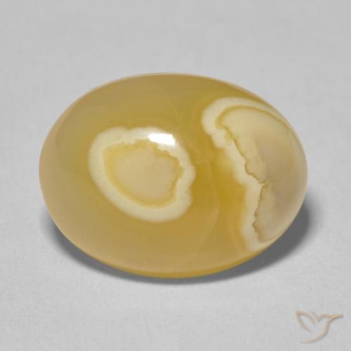 10.85ct Natürlicher Mehrfarbig Achat, Oval, Lichtundurchlässig