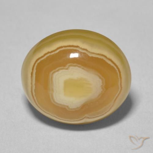 7.93ct Natürlicher Mehrfarbig Achat, Oval, Lichtundurchlässig