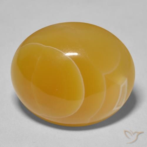25.06ct Natürlicher Mehrfarbig Achat, Oval, Lichtundurchlässig