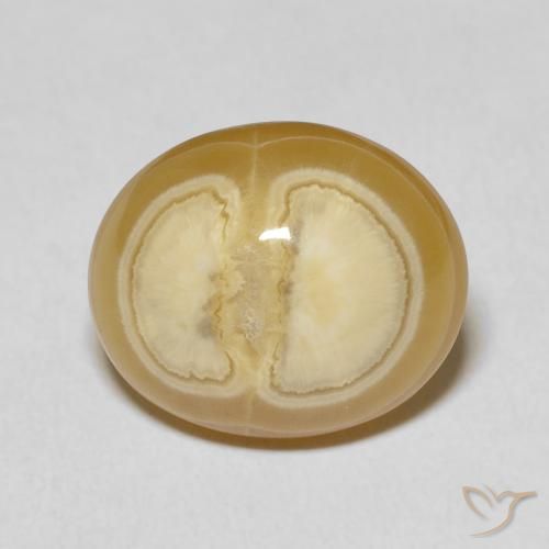 11.61ct Natürlicher Mehrfarbig Achat, Oval, Lichtundurchlässig
