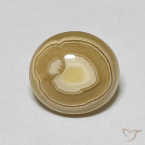7.16ct Natürlicher Mehrfarbig Achat, Oval, Lichtundurchlässig, Photo A
