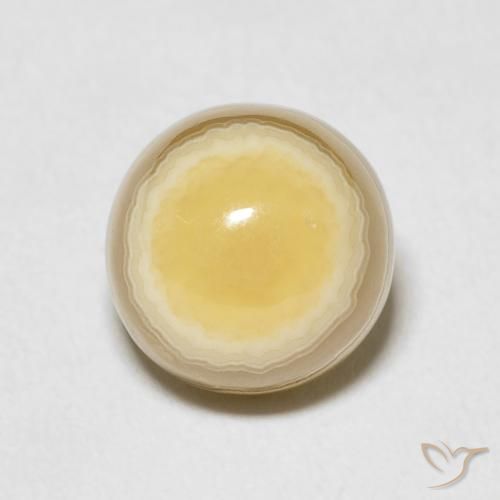 8.03ct Natürlicher Mehrfarbig Achat, Runden, Lichtundurchlässig, Photo A
