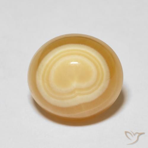 13.30ct Natürlicher Mehrfarbig Achat, Oval, Lichtundurchlässig