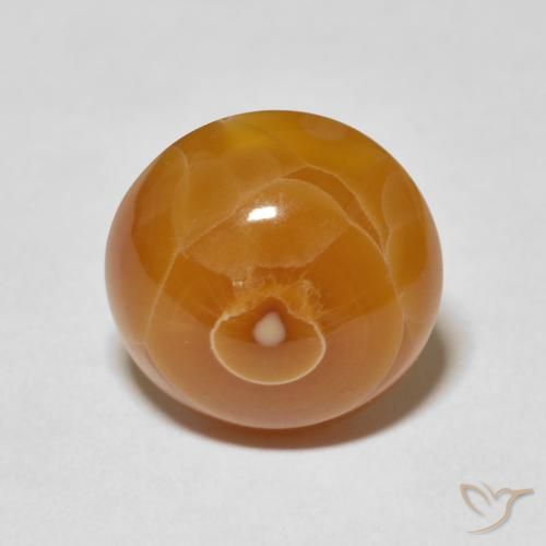 15.12ct Natürlicher Mehrfarbig Achat, Oval, Lichtundurchlässig