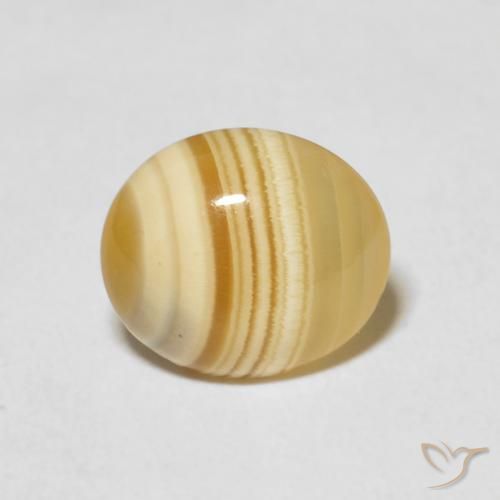 2.88ct Natürlicher Mehrfarbig Achat, Oval, Lichtundurchlässig