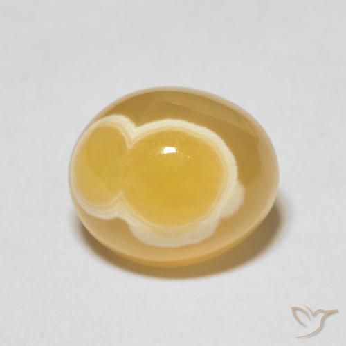 6.86ct Natürlicher Mehrfarbig Achat, Oval, Lichtundurchlässig