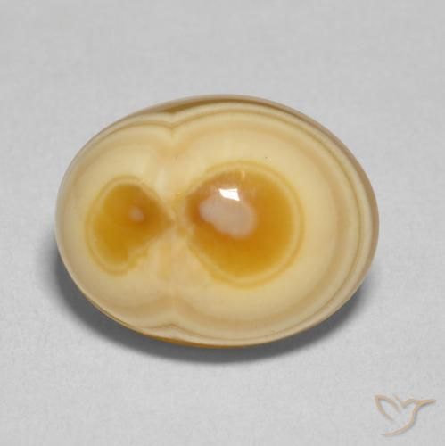 8.91ct Natürlicher Mehrfarbig Achat, Oval, Lichtundurchlässig
