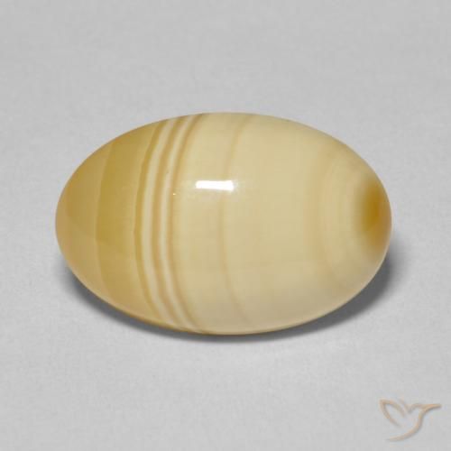 9.15ct Natürlicher Mehrfarbig Achat, Oval, Lichtundurchlässig, Photo A