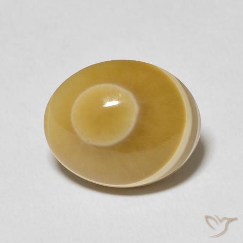 8.59ct Natürlicher Mehrfarbig Achat, Oval, Lichtundurchlässig