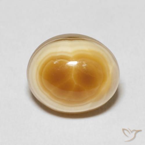 6.50ct Natürlicher Mehrfarbig Achat, Oval, Lichtundurchlässig