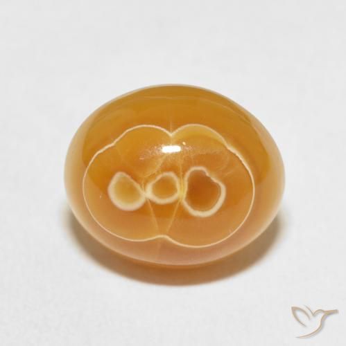 7.67ct Natürlicher Mehrfarbig Achat, Oval, Lichtundurchlässig