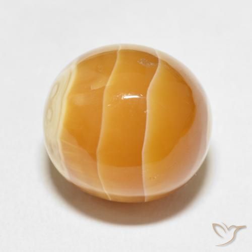 16.52ct Natürlicher Mehrfarbig Achat, Oval, Lichtundurchlässig