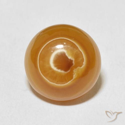 12.76ct Natürlicher Mehrfarbig Achat, Runden, Lichtundurchlässig
