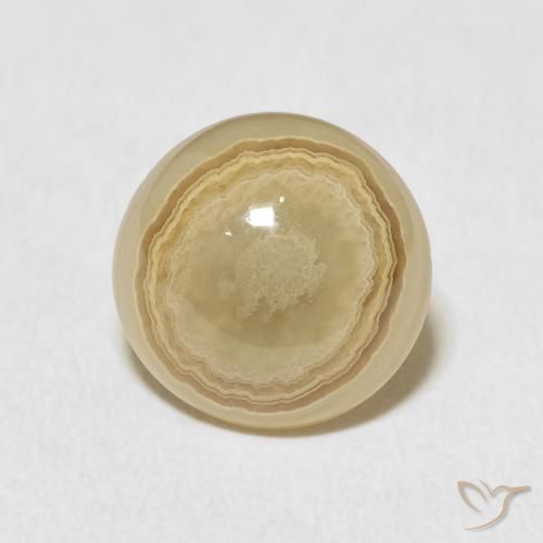 4.81ct Natürlicher Mehrfarbig Achat, Runden, Lichtundurchlässig
