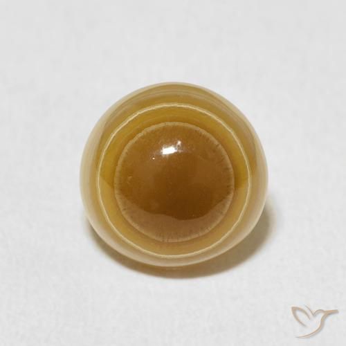 3.80ct Natürlicher Mehrfarbig Achat, Runden, Lichtundurchlässig